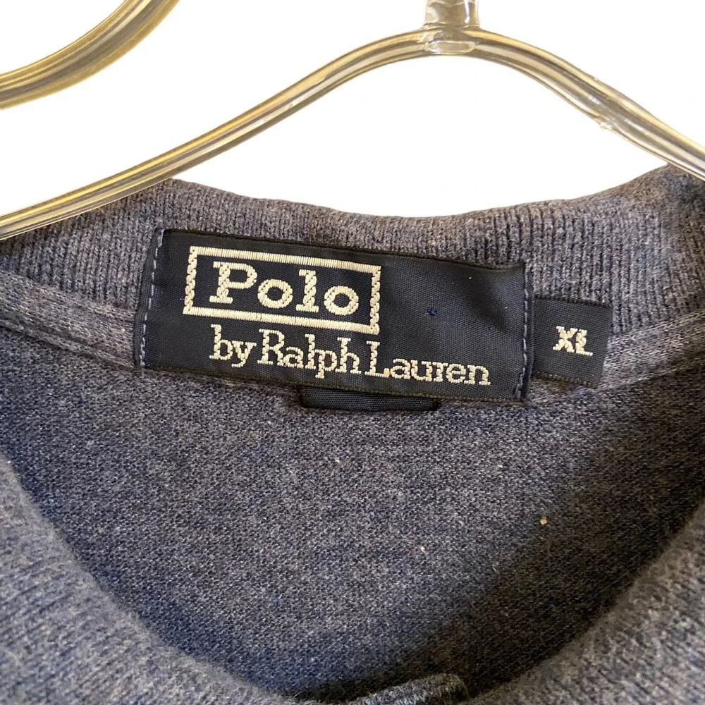 Ralph‎ Lauren Men's Polo Shirt Sz XL Gray Golf Red Pony Logo